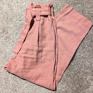Zara High Waisted Paperbag Pants